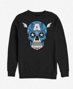 Captain America Skull Sweatshirt VL01