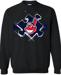 Cleveland Indians Autism Sweatshirt AV01