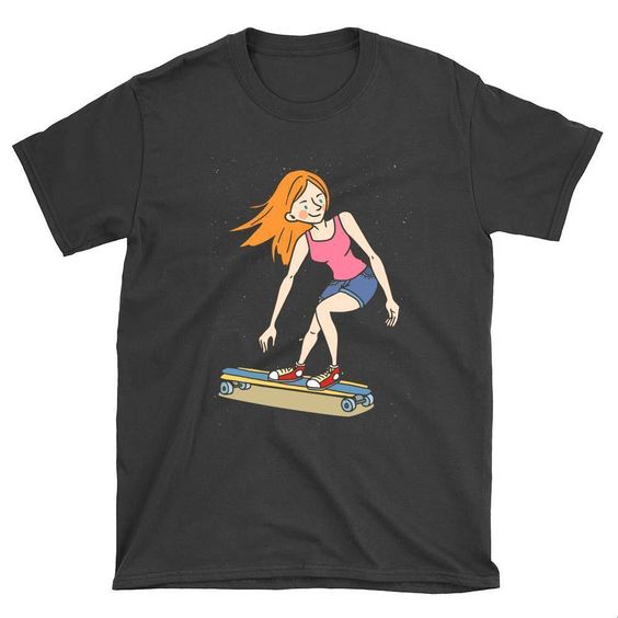 Cool Girl Longboard T-Shirt DV01