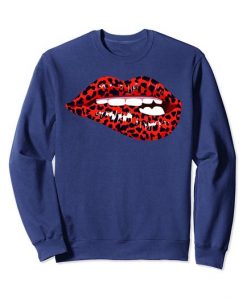 Cute Red Lips Kiss Me Sweatshirt AV01