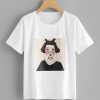 Figure Print TeeFor Women T-Shirt AZ01