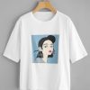 Figure White Girl Print Tee T-Shirt AZ01