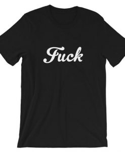 Fuck Vintage Print T-Shirt AZ