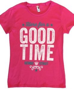 George Strait Ladies Hot Pink T-Shirt EL