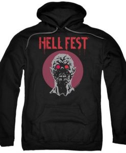 Hell Fest Zombie Logo Black HOODIE AV01