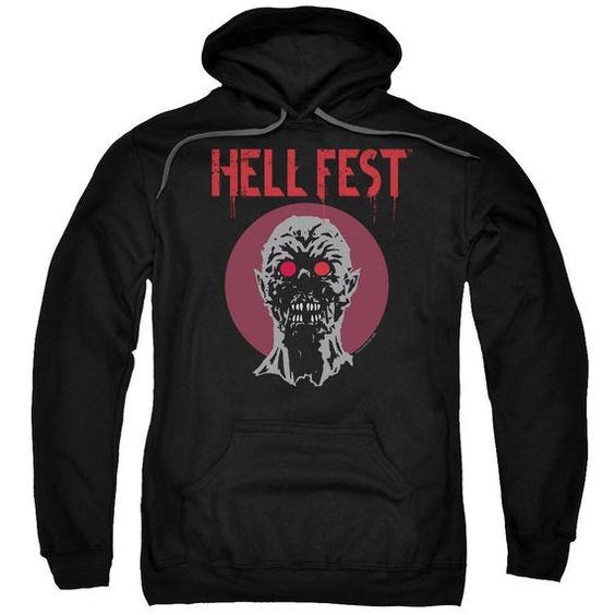 Hell Fest Zombie Logo Black HOODIE AV01