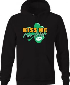 Kiss Me I'm Irish Lucky Hoodie AV01