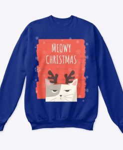 Meowy Christmas Sweatshirt EL
