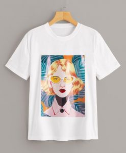 Print Tee Figure T-Shirt AZ01