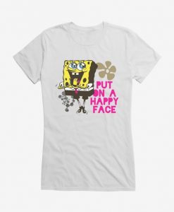 Put On A Happy Face Girls T-Shirt AI01