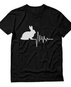 Rabbit Pulse Cute Easter Bunny T-Shirt AV01