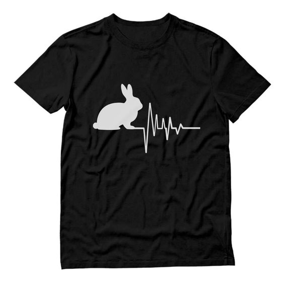 Rabbit Pulse Cute Easter Bunny T-Shirt AV01