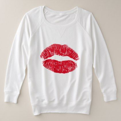 Red kissing lips Sweatshirt AV01