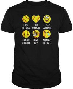 Softball Emotions T-Shirt DV
