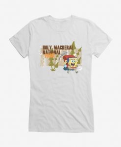 SpongeBob SquarePants Holy Mackeral National Park Girls T-Shirt AI01