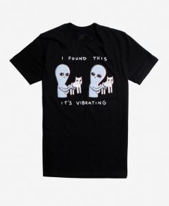 Strange Planet Vibrating Cat T-Shirt EL