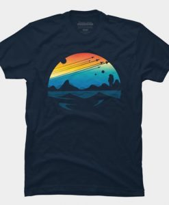 Sunset view Vintage T-Shirt DV01