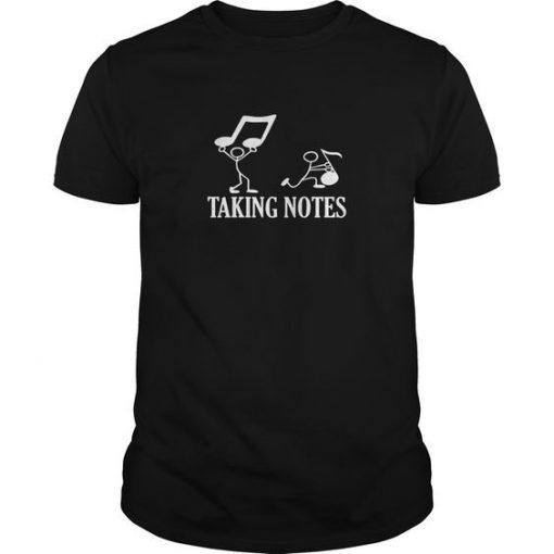 Taking Notes Music T-Shirt DV01