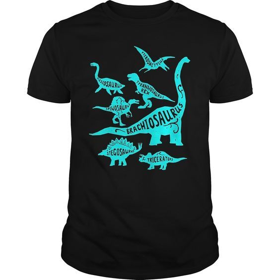 Types Of Dinosaurs T Shirt FD