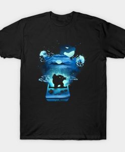 Water Monster pokemon T-Shirt SR