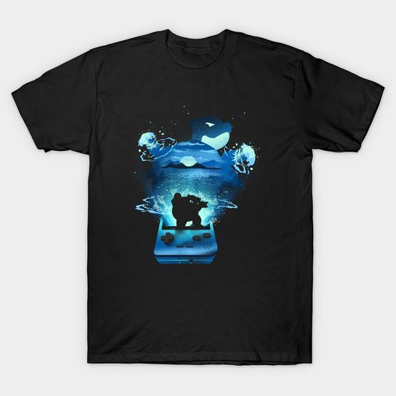 Water Monster pokemon T-Shirt SR