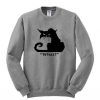 What Black Cat Sweatshirt EL