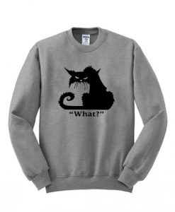 What Black Cat Sweatshirt EL