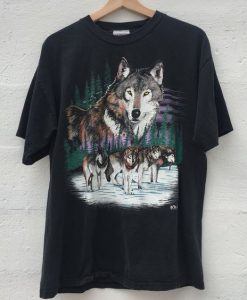 Wild Wear wolf pack T-shirt AV01