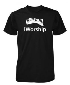 Worship Praise God Keyboard Music T-Shirt DV01