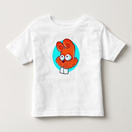 funny rabbit cartoon toddler T-shirt AV01