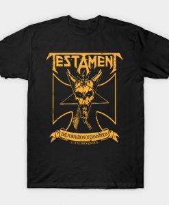 testament men's rock band t-shirt ER01