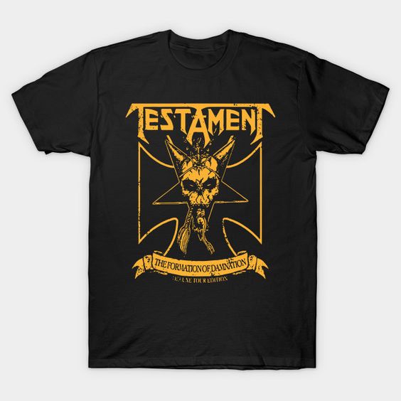 testament men's rock band t-shirt ER01