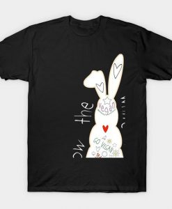 the white rabbit go vegan T-Shirt AV01