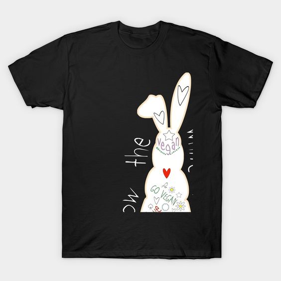 the white rabbit go vegan T-Shirt AV01