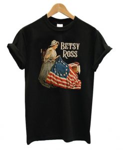 Betsy Ross American Flag Tshirt EL7N