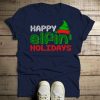 Happy Elf Holidays T Shirt AZ7N