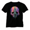 Neon Skull T Shirt SR1N