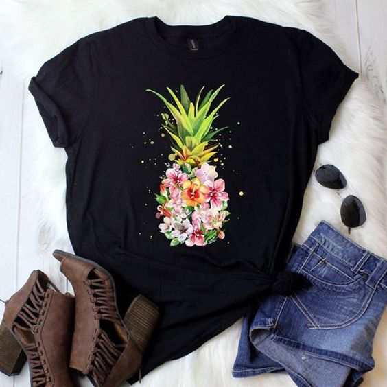 Pineapple Flower Shirt N28AI