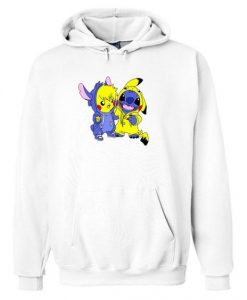 Stitch and Pikachu Hoodie AZ15N