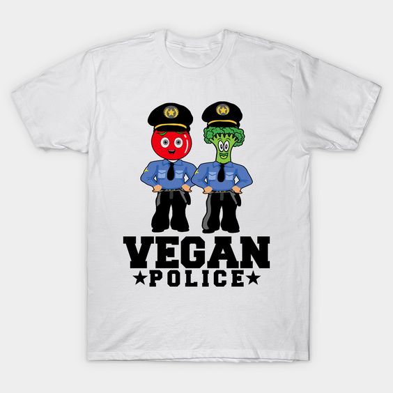 Vegan Police T-shirt FD9N