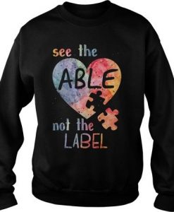 Autism See Able Sweatshirt VL2D