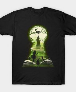 Book Wonderland Alice T-Shirt VL26D