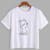 Cat Cuffed T-Shirt D3AZ