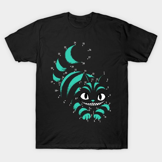Cheshire Cat Black T-Shirt VL26D