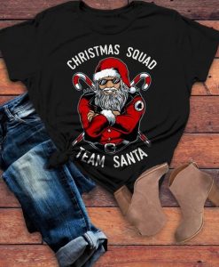 Christmas Squad Team Santa T-Shirt D7VL