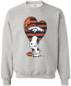 Denver Broncos Snoopy Sweatshirt VL2D