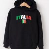 Italia Black Color Hoodie VL2D