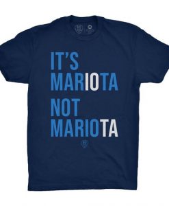 It's MarIOta, Not MarioTA T-Shirt AR24D