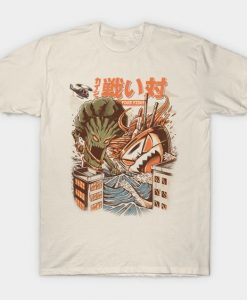 Kaiju Food Fight T-Shirt ER23D
