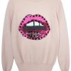 Kiss My Lips Pink Sweatshirt AI4D